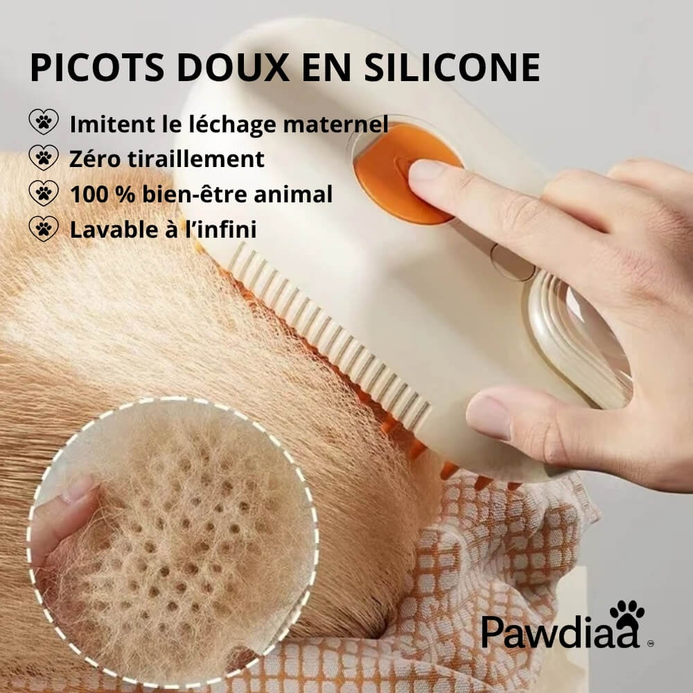 ZenMist™ – La Brosse à Brumisation Douce pour Animaux Sensibles